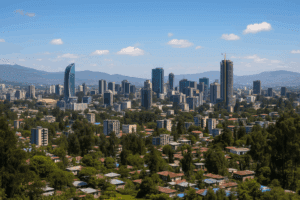 Addis Ababa Modern Skyline 2025 | Ethiopia City View